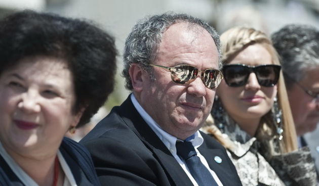 Spit, 250413.
Svecano otvorenje setnice Zapadne obale u Splitu.
Na fotografiji: Neveneka Becic, Zeljko Kerum,  Fani Horvat, Jure Sundov.
Foto: Josko Ponos / CROPIX