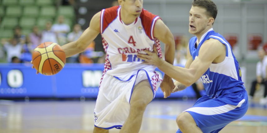 Poznan, 070909. Arena Poznan. Europsko prvenstvo u kosarci, 1. kolo skupine A izmedju Hrvatske i Izraela igra se u poljskom gradu Poznan. Na slici: Roko Ukic. Foto: Drago Sopta / CROPIX Poznan, 070909. Arena Poznan. Europsko prvenstvo u kosarci, 1. kolo skupine A izmedju Hrvatske i Izraela igra se u poljskom gradu Poznan. Na slici: Roko Ukic. Foto: Drago Sopta / CROPIX