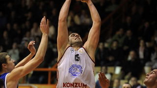 Sibenik, 240212.
Dvorana Baldelin.
Utamica 18 kola  A1 lige Jolly JBS Sibenik -Zadar.
Foto: Niksa Stipanicev / CROPIX