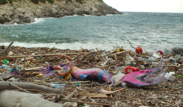 Greenpeace- sirena na mljetskoj plaži