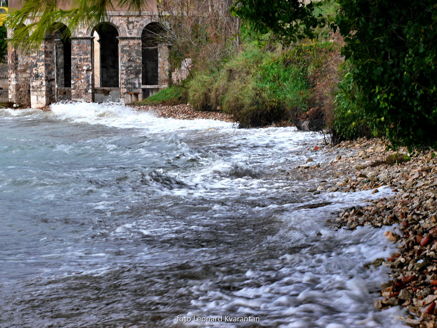 Olujno jugo u Zadru, nedjelja 6. prosinca 2020. godine