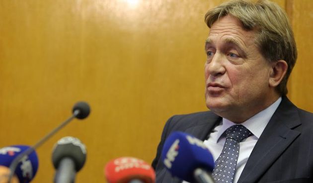 28.10.2013., Zadar – Gradonacelnik Zadra Bozidar Kalmeta sazvao je konferenciju za medije te komentirao optuzbe HAC-a, ali i salu “inspektora Tokica” na njegov racun. Photo: Filip Brala/PIXSELL