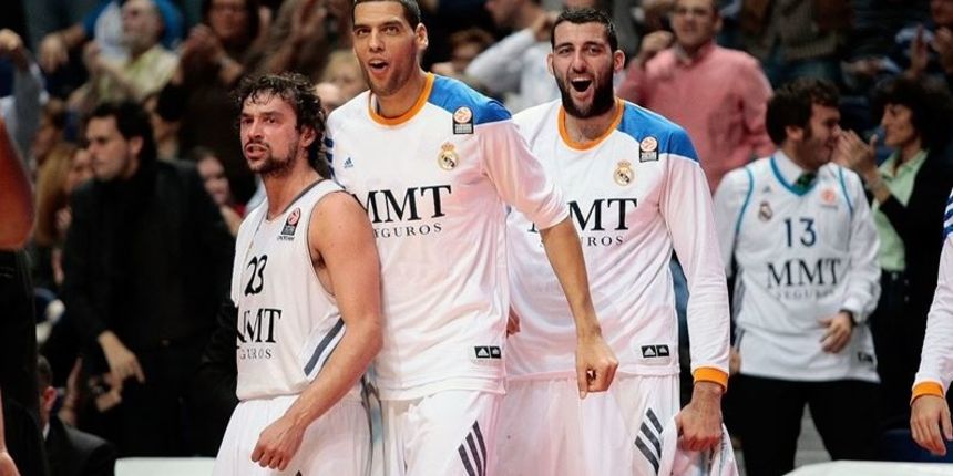 Lull, Mejri i Bourousis (Real Madrid BC) foto: euroleague.net Lull, Mejri i Bourousis (Real Madrid BC) foto: euroleague.net