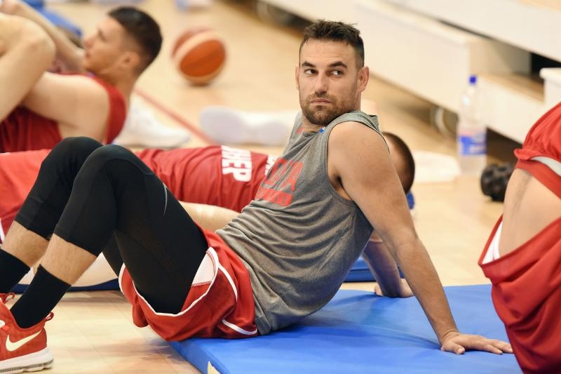 Prvi trening košarkaških reprezentativaca u Svetom Martinu na Muri