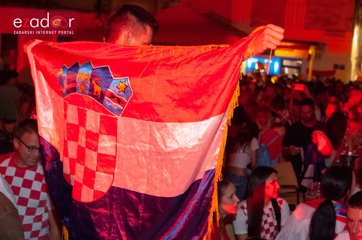 Zadar je gorio: Velika fešta nakon plasmana Vatrenih u finale Svjetskog prvenstva