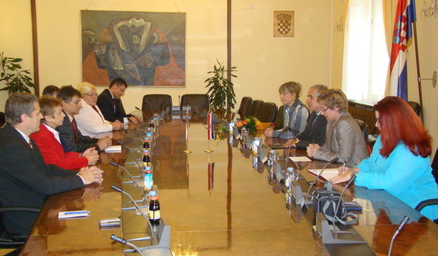 Stipe Zrilić i češko izaslanstvo