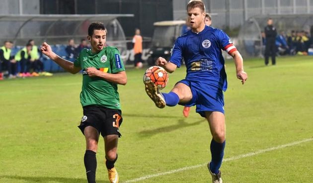 Šime Gržan i Jure Jerbić. NK Zadar – NK Lokomotiva. Photo: Dino Stanin/PIXSELL