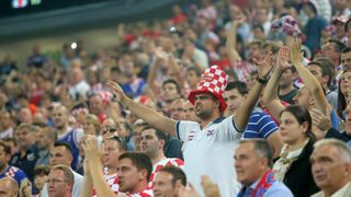 Velika hrvatska fešta u ljubljanskim Stožicama nakon plasmana u polufinale Eurobasketa, Foto. Igor Kralj/PIXSELL Velika hrvatska fešta u ljubljanskim Stožicama nakon plasmana u polufinale Eurobasketa, Foto. Igor Kralj/PIXSELL