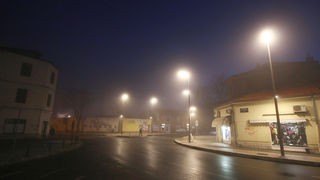 Zadarska večer u magli 8. veljače (foto:Saša Čuka)