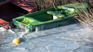Debeli minusi i orkanska bura zaledili Vransko jezero Debeli minusi i orkanska bura zaledili Vransko jezero