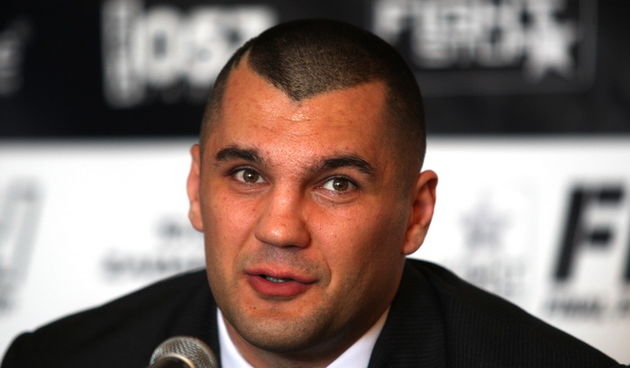 Zadar, 080513.  
Hotel Novi Park.
Konferencija za medije povodom Final fight Championship-a koji se odrzava ovaj petak u dvorani Kresimira Cosica na Visnjiku. 
Na fotografiji: borac Mladen Brestovac.
Foto: Jure Miskovic / CROPIX