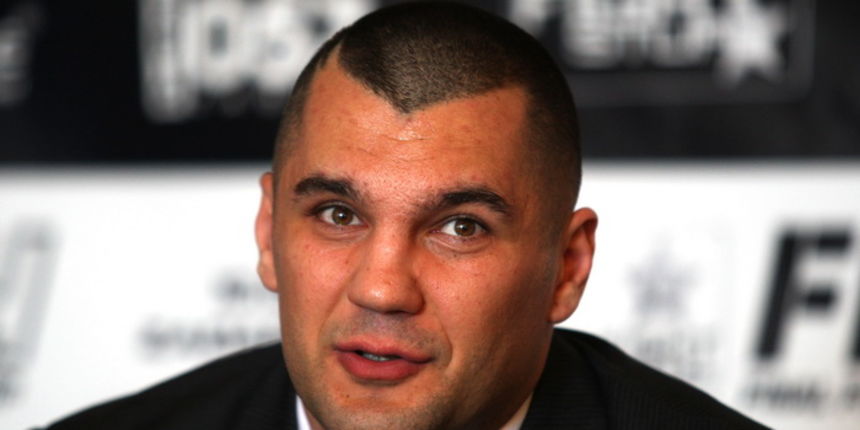 Zadar, 080513.  
Hotel Novi Park.
Konferencija za medije povodom Final fight Championship-a koji se odrzava ovaj petak u dvorani Kresimira Cosica na Visnjiku. 
Na fotografiji: borac Mladen Brestovac.
Foto: Jure Miskovic / CROPIX