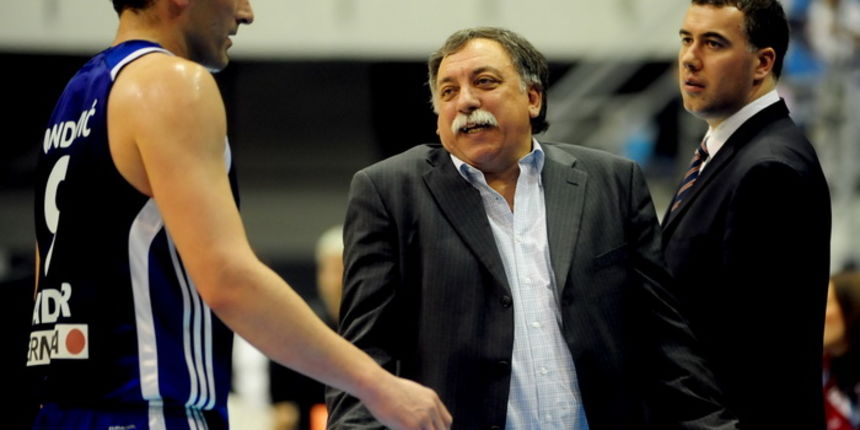 Beograd, 090311. Kosarka NLB, Jadranska liga, Partizan – Zadar. Na slici: Josip Pino Grdovic, trener Zadra. Foto: Aleksandar Dimitrijevic / CROPIX