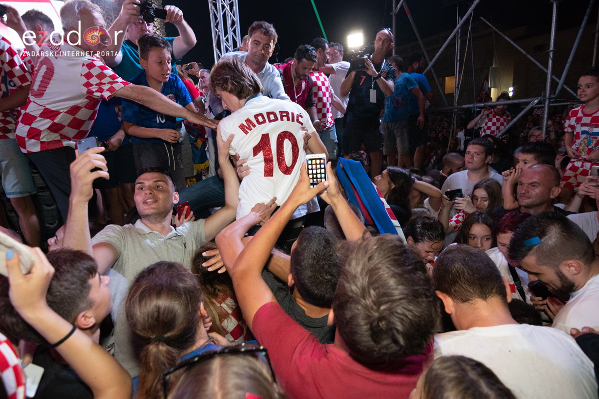 Veličanstven doček četvorice zadarskih Vatrenih