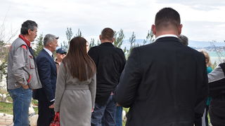 Župan Longin obišao klizišta u Posedarju Župan Longin obišao klizišta u Posedarju