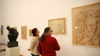 Gradska loža: Otvorenje izložbe “Zahvalimo njoj…” Ivana Meštrovića, Foto: Filip Brala/PIXSELL Gradska loža: Otvorenje izložbe “Zahvalimo njoj…” Ivana Meštrovića, Foto: Filip Brala/PIXSELL