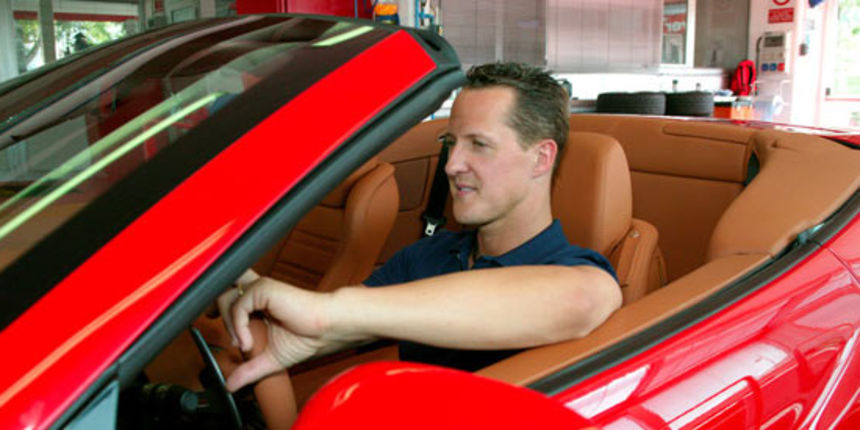 Schumi i Ferrari California ( foto: autoklub.hr)