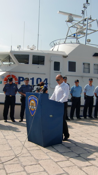 Zadarska policija predstavila novo plovilo, foto: Iva Pejkovic