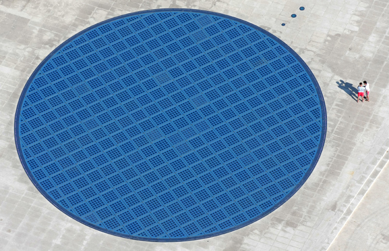 Zadar – Zračne snimke – PoZDrav Suncu (foto: Marin Gospić)