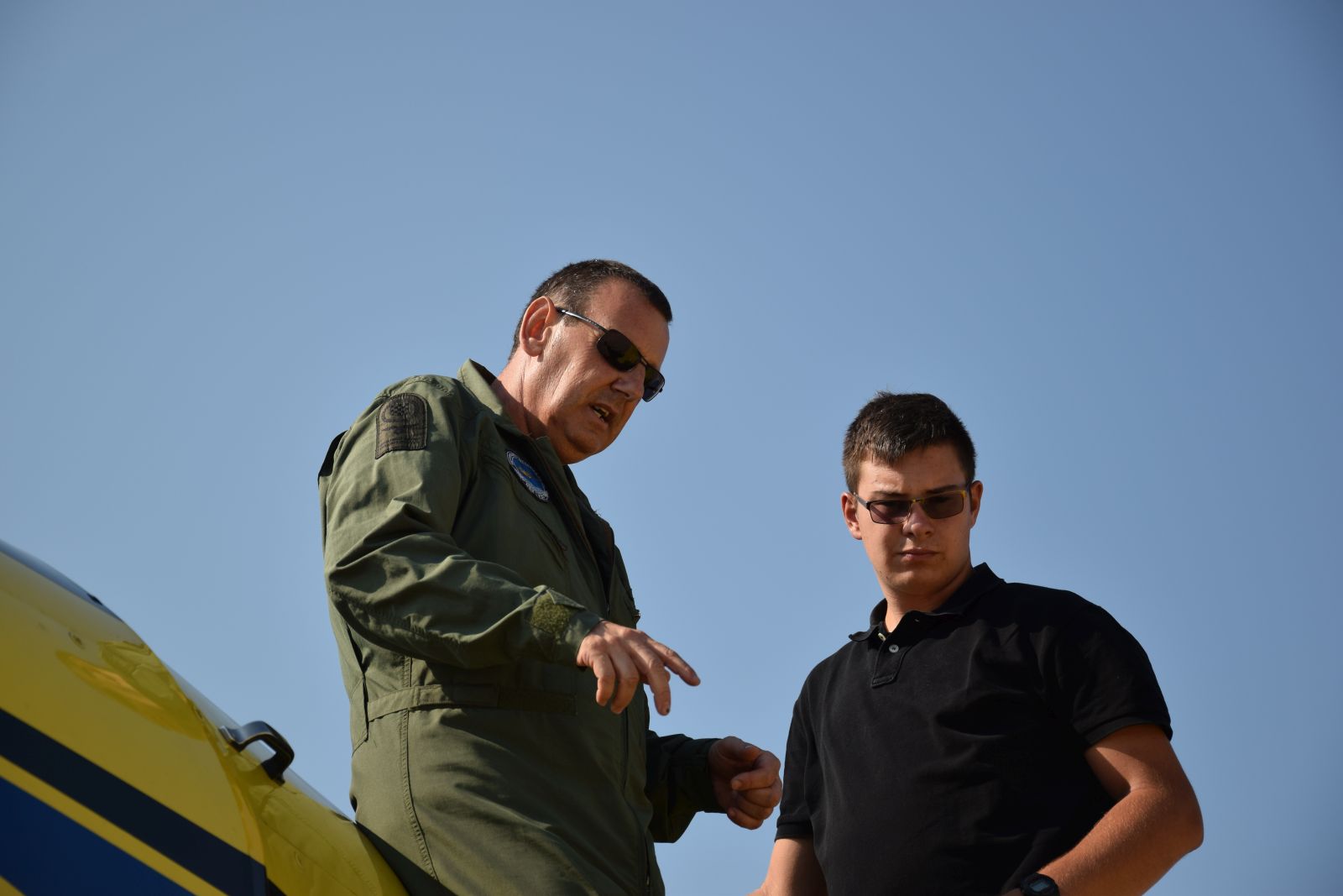 Njemački vatrogasci posjetili zračne snage u vojarni Zemunik