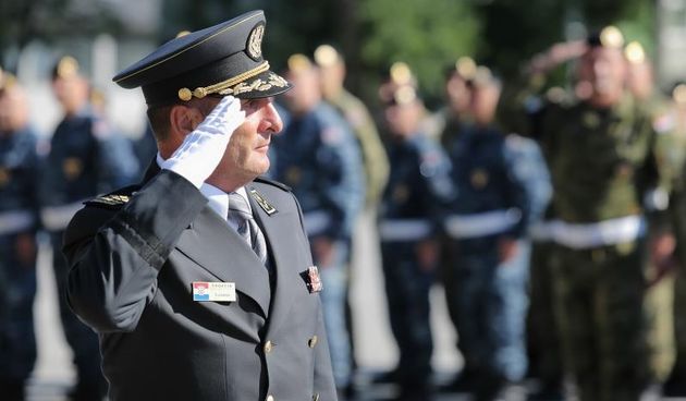 U vojarni Croatia svecano je obiljezena 25. obljetnica osnivanja Vojne policije Oruzanih snaga RH. Mirko Sundov, nacelnik Glavnog stozera Oruzanih snaga Republike Hrvatske. Photo: Tomislav Miletic/PIXSELL