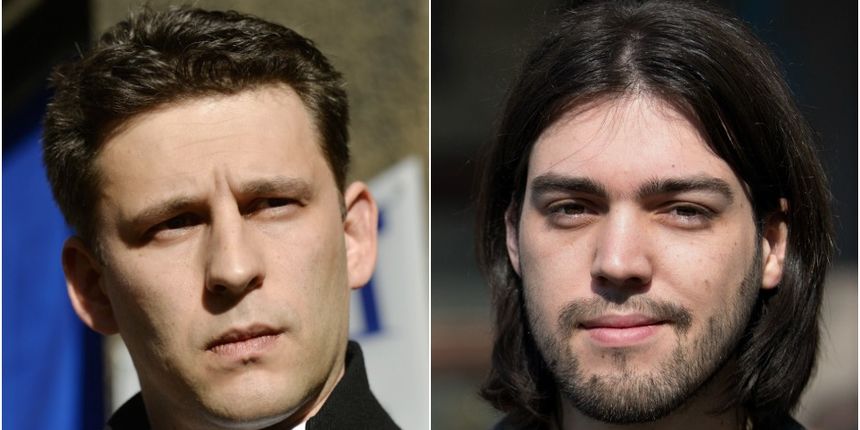 Božo Petrov (Most) i Ivan Sinčić (Živi zid). Foto: PIXSELL