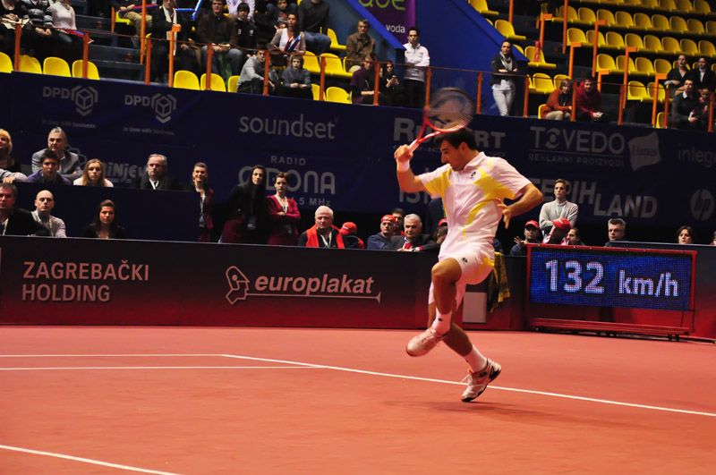 Finale ATP Zagreb: Dodig – Berrer, Foto: Andro Marcev Finale ATP Zagreb: Dodig – Berrer, Foto: Andro Marcev