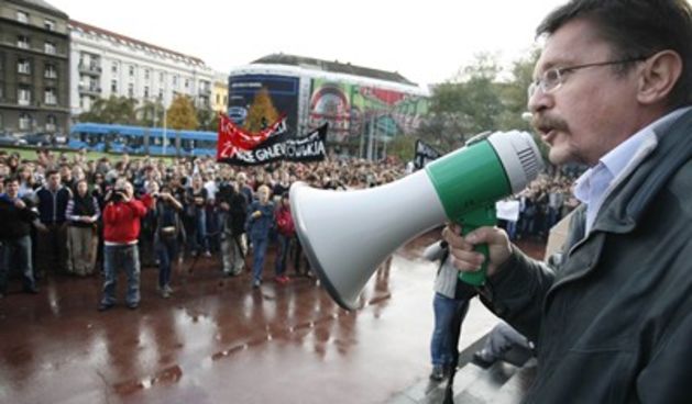 štrajk sindikata (foto: Tportal)