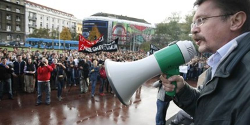 štrajk sindikata (foto: Tportal) štrajk sindikata (foto: Tportal)