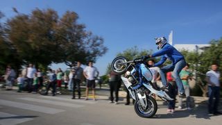 Vitrenjak: Moto vratolomije Nina Šarina Paky-ja, Foto: Filip Brala/PIXSELL Vitrenjak: Moto vratolomije Nina Šarina Paky-ja, Foto: Filip Brala/PIXSELL