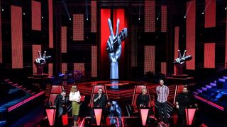 Najavljena druga sezona glazbenog showa The Voice – najljepši glas Hrvatske.  Voditelji Iva Šulentić i  Ivan Vukušić, žiri Ivan Dečak, Tony Cetinski, Indira Levak i Jacques Houdek. Photo: Anto Magzan/PIXSELL