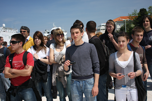 Uplovljavanje školskog broda “Kraljica mora” (Foto:Saša Čuka)