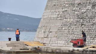 U Foši se postavlja nova LED javna rasvjeta. Foto: Dino Stanin/PIXSELL