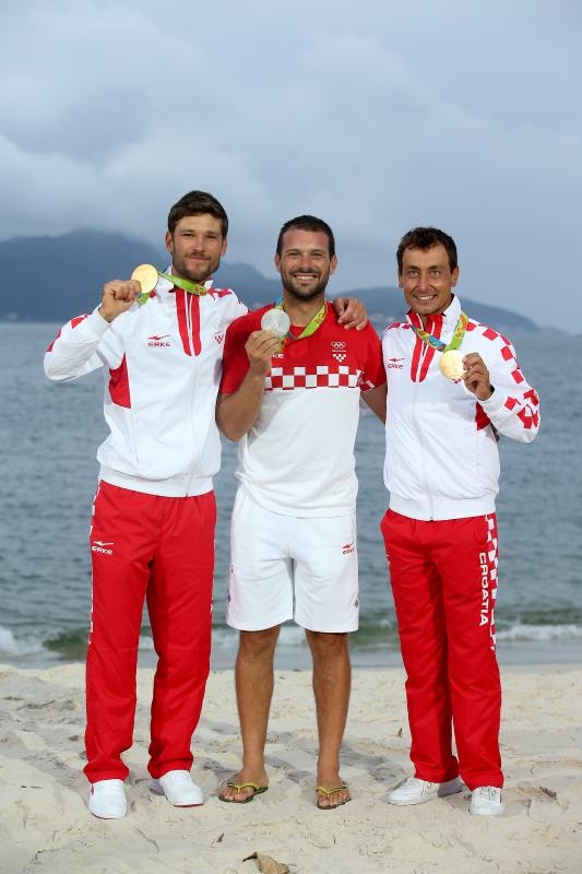 Rioe de Janeiro. Olimpijski prvaci u klasi 470, Šime Fantela i Igor Marenić. Photo. Igor Kralj/PIXSELL Rioe de Janeiro. Olimpijski prvaci u klasi 470, Šime Fantela i Igor Marenić. Photo. Igor Kralj/PIXSELL