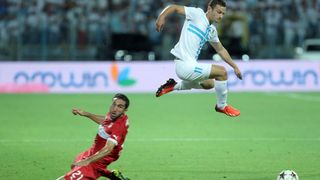 Stadion Kantrida, Rijeka – Prva utakmica 4. pretkola Europske lige, HNK Rijeka – VfB Stuttgart. Photo: Igor Kralj/PIXSELL Stadion Kantrida, Rijeka – Prva utakmica 4. pretkola Europske lige, HNK Rijeka – VfB Stuttgart. Photo: Igor Kralj/PIXSELL