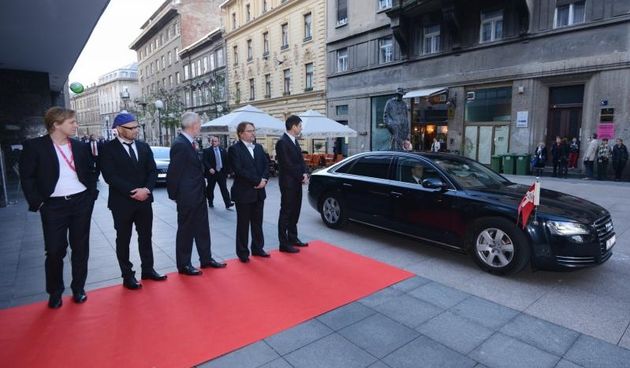 Danski kraljevski par Nj.V. kraljica Margareta II i Nj.K.V. princ Henrik od Danske posjetili su 12. Zagreb film festival u kinu Europa. Photo: Marko Lukunic/PIXSELL