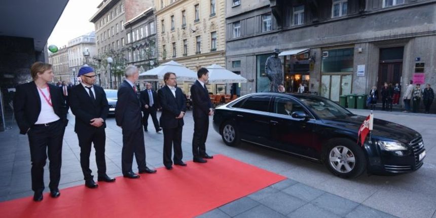 Danski kraljevski par Nj.V. kraljica Margareta II i Nj.K.V. princ Henrik od Danske posjetili su 12. Zagreb film festival u kinu Europa. Photo: Marko Lukunic/PIXSELL