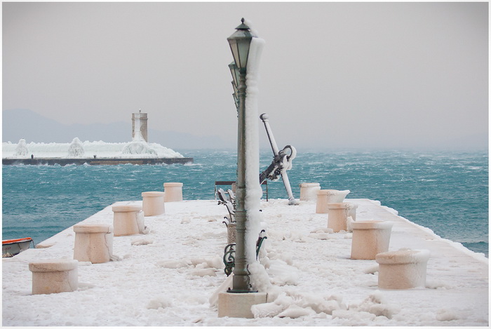 Đir po ledu okovanom Senju, Foto: Kristijan Orlić Đir po ledu okovanom Senju, Foto: Kristijan Orlić