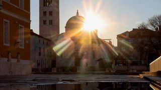 Izlazak sunca nad Benediktinskim samostanom sv. Marije