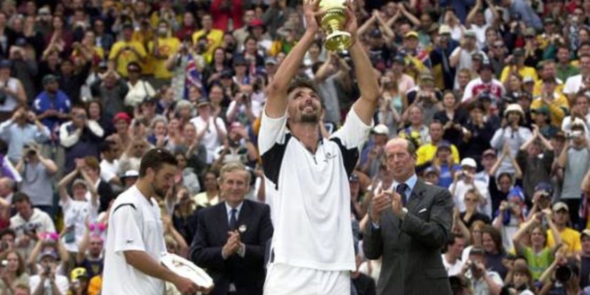 Goran Ivanisevic i Patrick Rafter, foto :independent