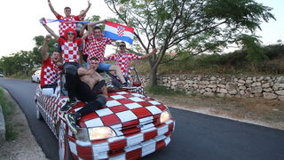 Bibinje: Navijanje za Vatrene i fešta nakon pobjede nad Engleskom