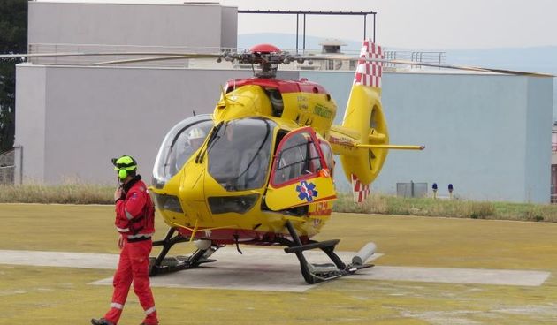 Helikopterska spasilacka sluzba na helidromu Firule