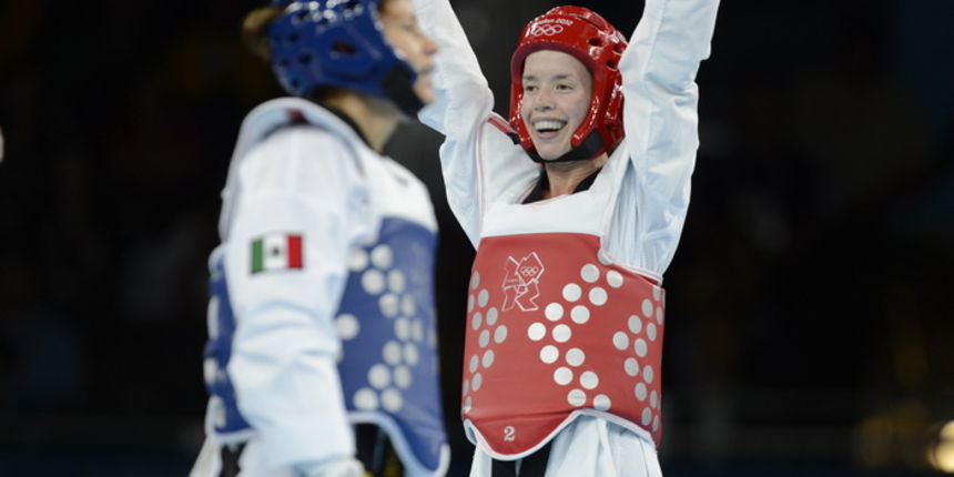 London, 080812.
Excel dvorana.
Hrvatska taekwondokasica Lucija Zaninovic u kategoriji do 49 kg tokom Olimpijskih Igara u Londonu.
Na fotografiji: osvojena bronca protiv meksikanke Jannnet Alegria Pena.
Foto: Drago Sopta / CROPIX London, 080812.
Excel dvorana.
Hrvatska taekwondokasica Lucija Zaninovic u kategoriji do 49 kg tokom Olimpijskih Igara u Londonu.
Na fotografiji: osvojena bronca protiv meksikanke Jannnet Alegria Pena.
Foto: Drago Sopta / CROPIX