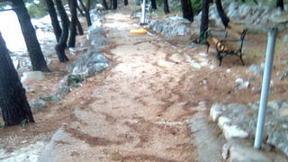 Pijavica s gradom poharala Dolaske Drage, Foto: Maria Dell’Orco Pijavica s gradom poharala Dolaske Drage, Foto: Maria Dell’Orco