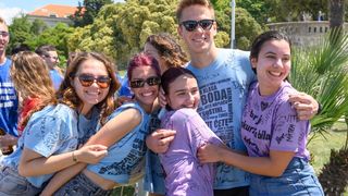 Zadarski maturanti obilježili kraj škole na rivi