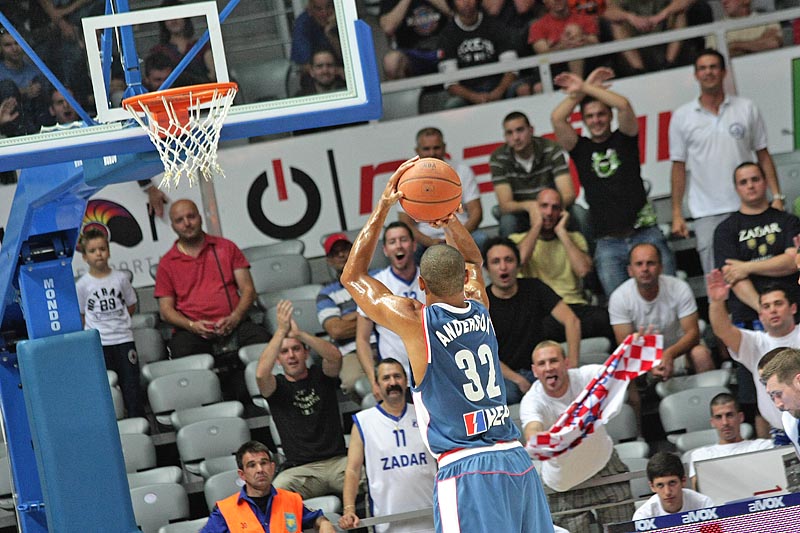 KK Zadar – KK Cibona (foto: Marin Gospić)