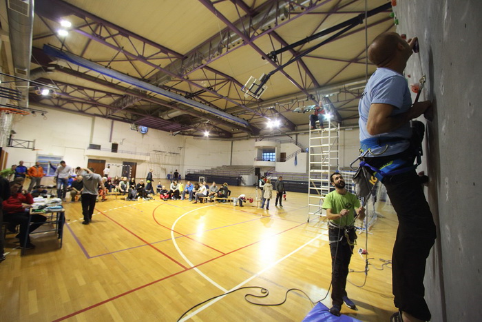 Bibinje: Županijsko natjecanje u sportskom penjanju na umjetnoj stijeni. Foto: Leo Banić