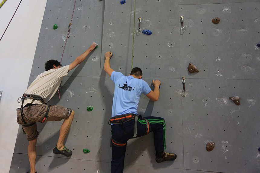 Bibinje: Natjecanje u sportskom penjanju na umjetnoj stijeni, foto: Leo Banić