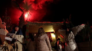 U Diklu kod bunara upriličene žive jaslice U Diklu kod bunara upriličene žive jaslice