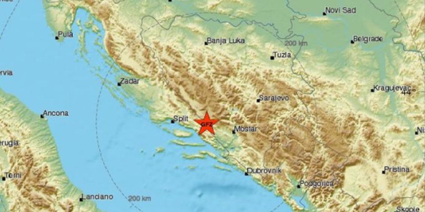 Jak potres u BiH osjetio se  širem području od Sinja do Makarske
